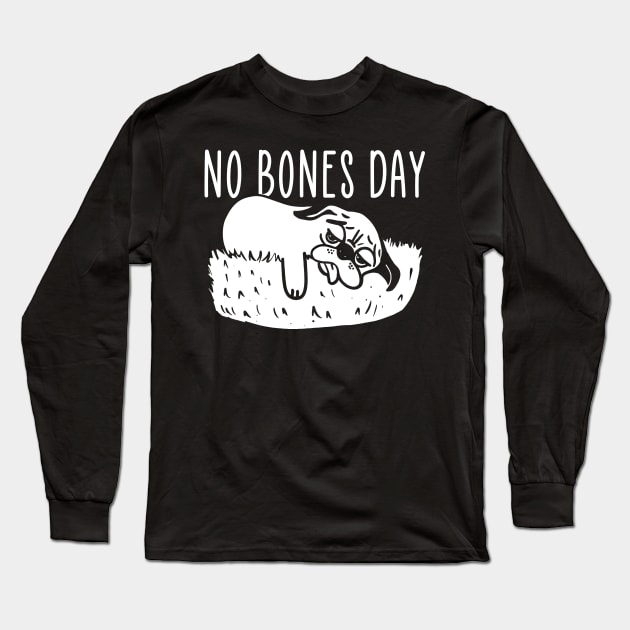 No Bones day Long Sleeve T-Shirt by SusanaDesigns